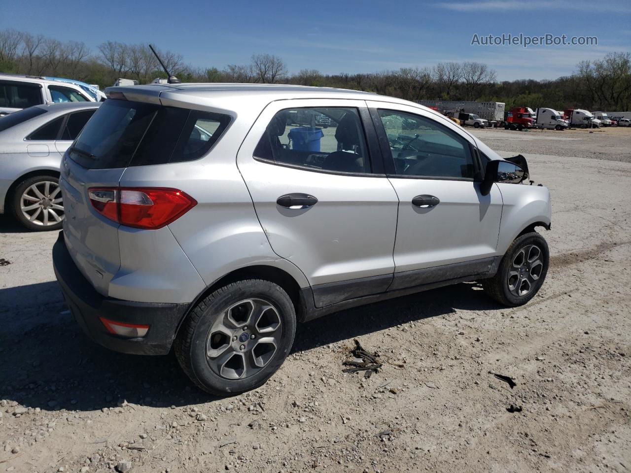 2019 Ford Ecosport S Серебряный vin: MAJ3S2FE7KC281467