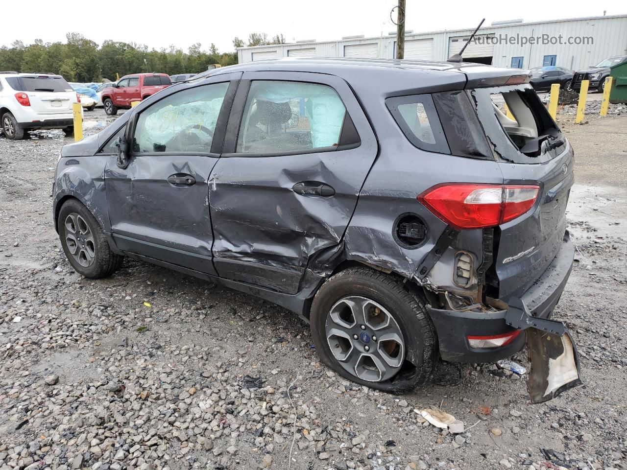 2019 Ford Ecosport S Gray vin: MAJ3S2FE7KC298673