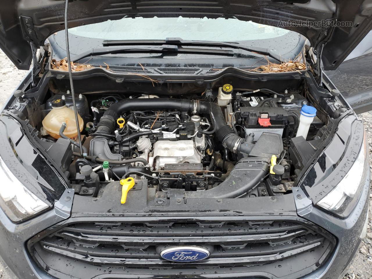 2019 Ford Ecosport S Gray vin: MAJ3S2FE7KC298673