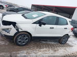 2020 Ford Ecosport S White vin: MAJ3S2FE7LC378203