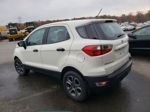 2020 Ford Ecosport S White vin: MAJ3S2FE7LC378492