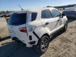 2020 Ford Ecosport S White vin: MAJ3S2FE7LC379089