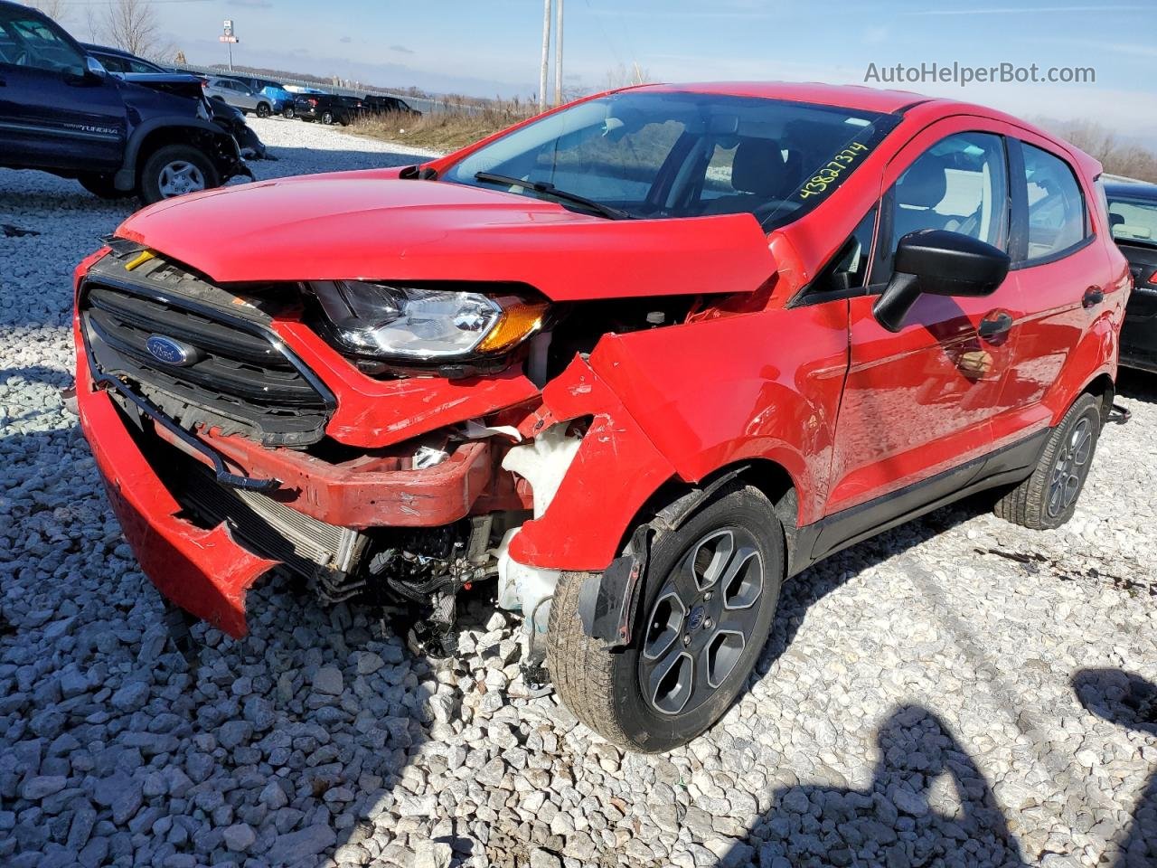 2020 Ford Ecosport S Red vin: MAJ3S2FE8LC313974