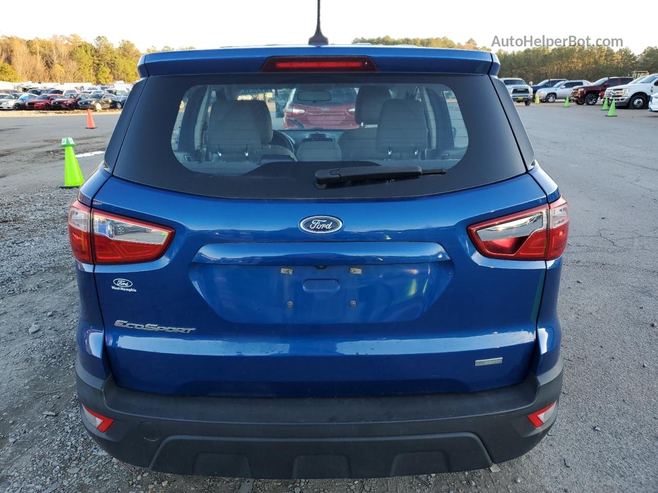2020 Ford Ecosport S Синий vin: MAJ3S2FE8LC336364