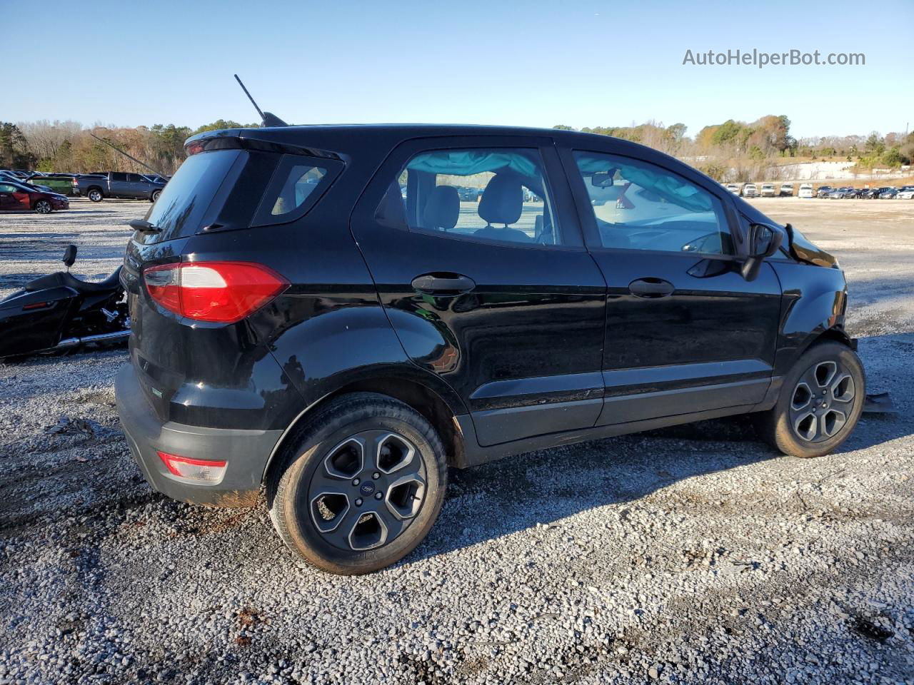 2020 Ford Ecosport S Black vin: MAJ3S2FE8LC350913