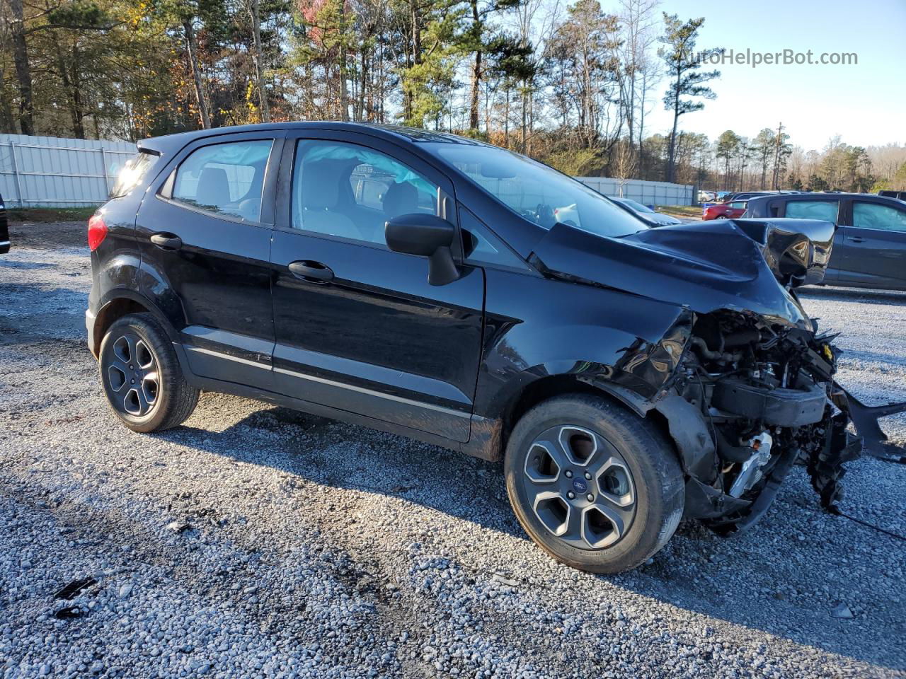 2020 Ford Ecosport S Black vin: MAJ3S2FE8LC350913