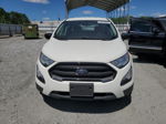 2019 Ford Ecosport S White vin: MAJ3S2FE9KC298528