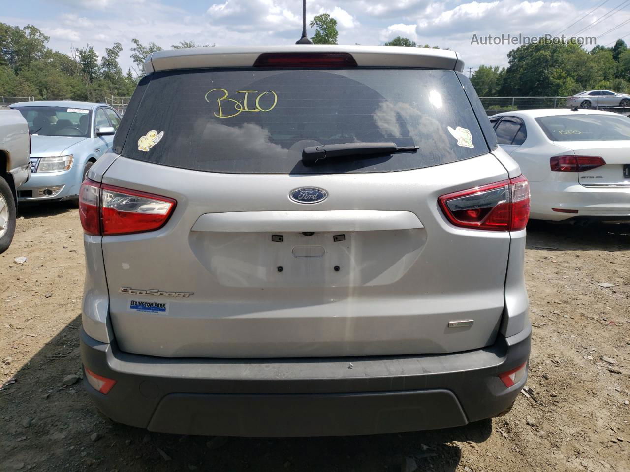 2020 Ford Ecosport S Silver vin: MAJ3S2FE9LC333960