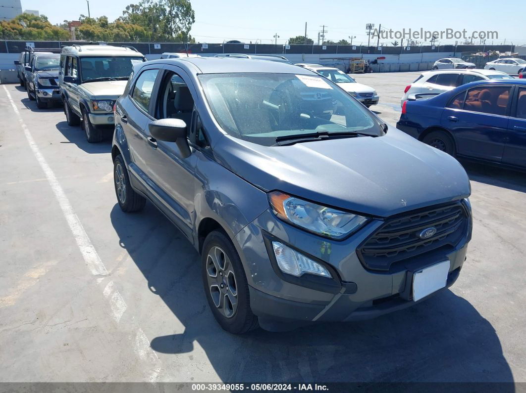 2019 Ford Ecosport S Gray vin: MAJ3S2FEXKC264565