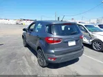 2019 Ford Ecosport S Gray vin: MAJ3S2FEXKC264565