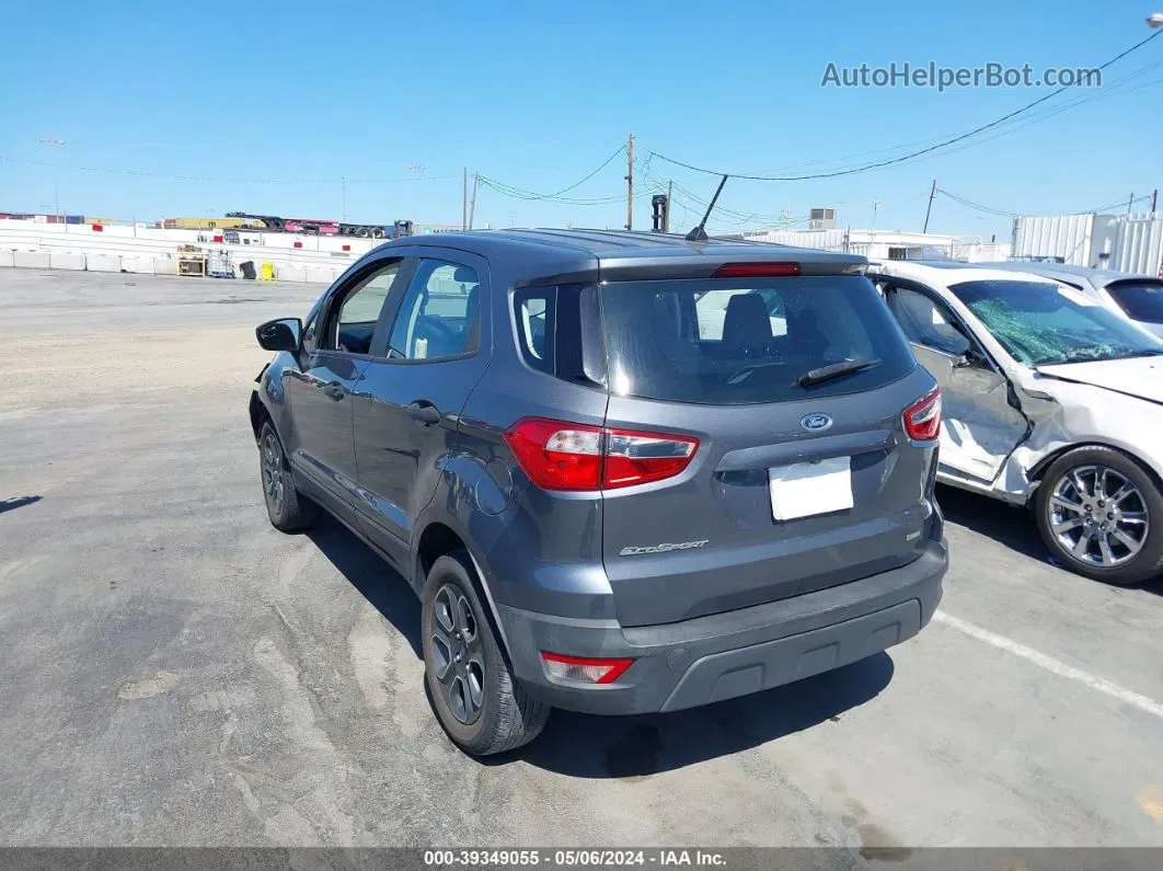 2019 Ford Ecosport S Gray vin: MAJ3S2FEXKC264565