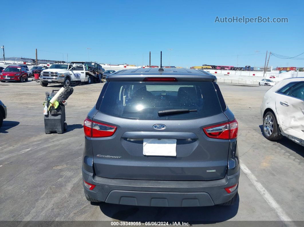 2019 Ford Ecosport S Gray vin: MAJ3S2FEXKC264565