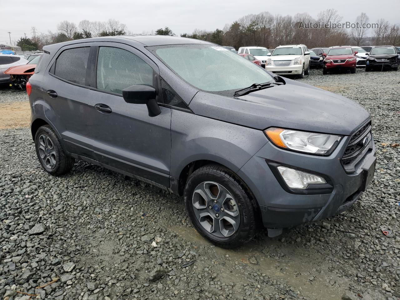 2020 Ford Ecosport S Gray vin: MAJ3S2FEXLC312406