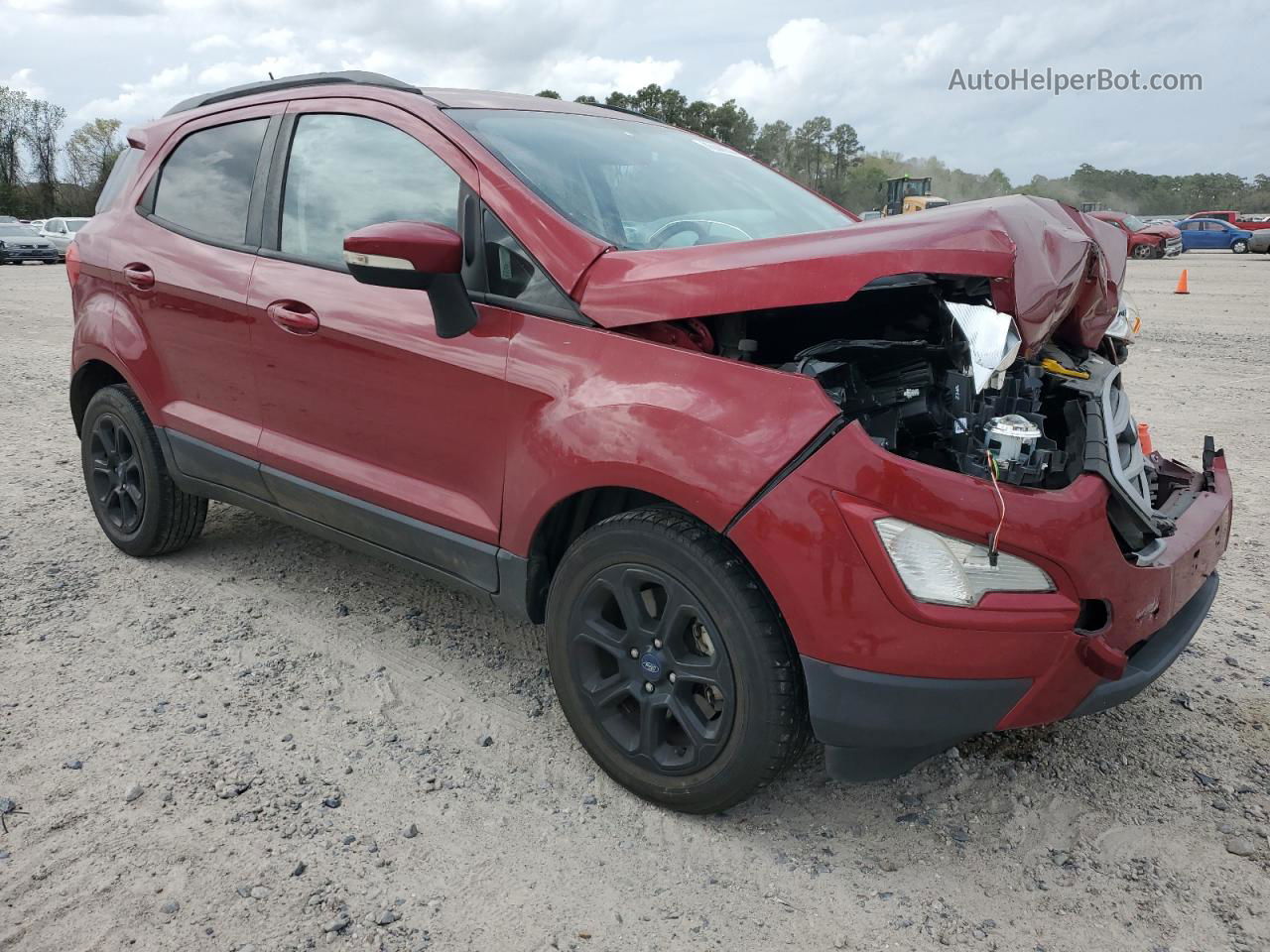 2019 Ford Ecosport Se Красный vin: MAJ3S2GE0KC263262