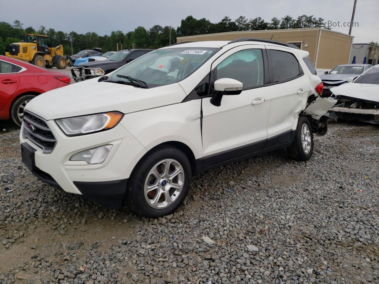 2019 Ford Ecosport Se White vin: MAJ3S2GE0KC263391