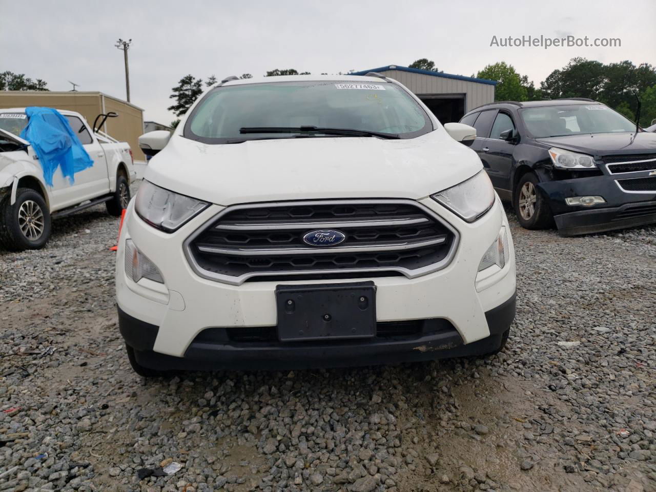 2019 Ford Ecosport Se White vin: MAJ3S2GE0KC263391