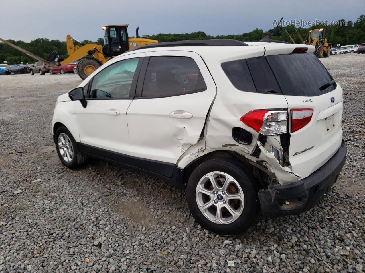 2019 Ford Ecosport Se White vin: MAJ3S2GE0KC263391