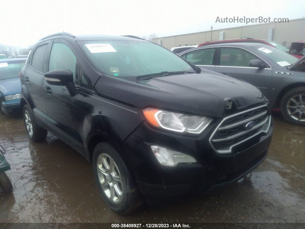 2019 Ford Ecosport Se Black vin: MAJ3S2GE0KC268719