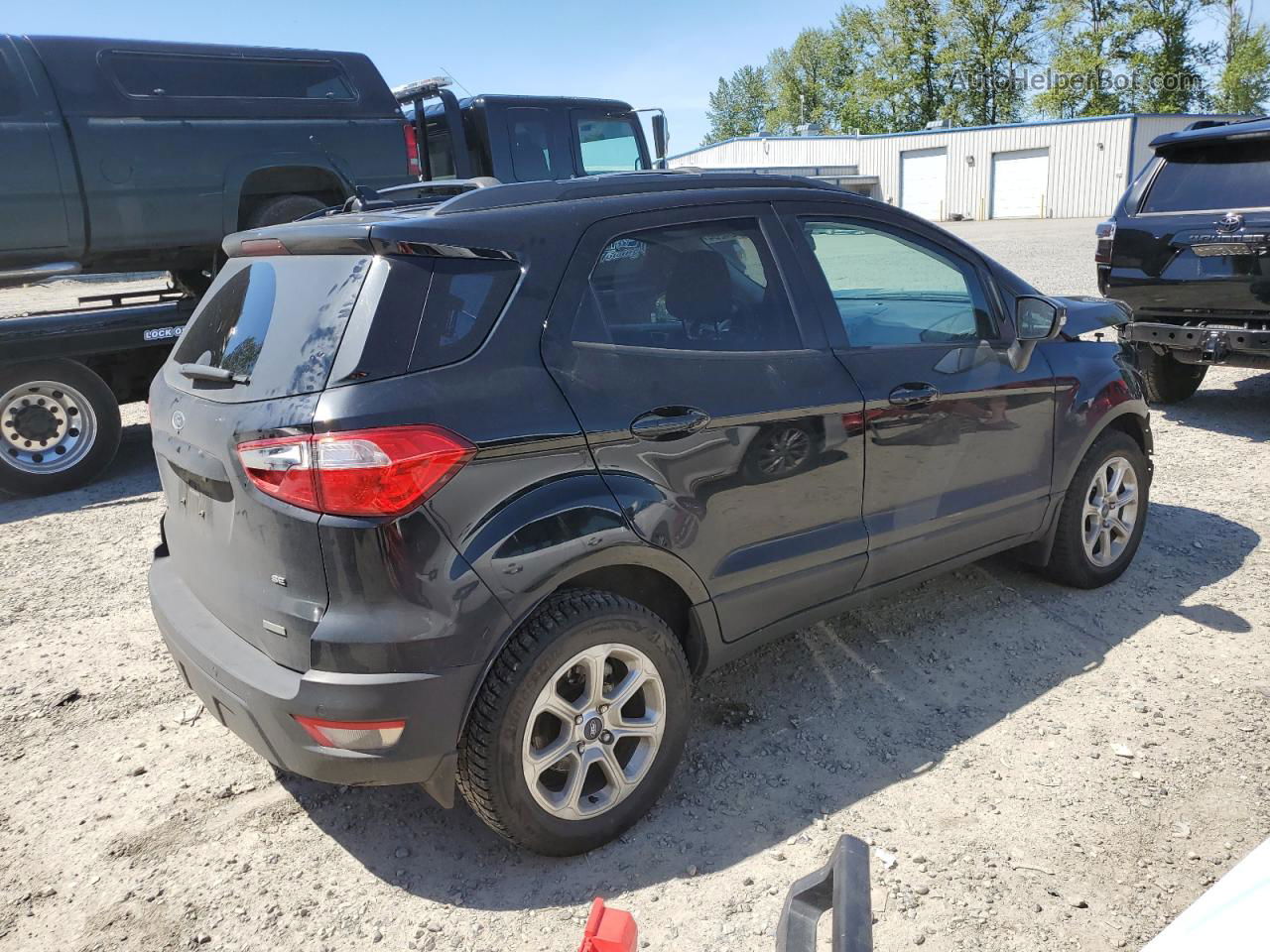 2019 Ford Ecosport Se Черный vin: MAJ3S2GE0KC277887