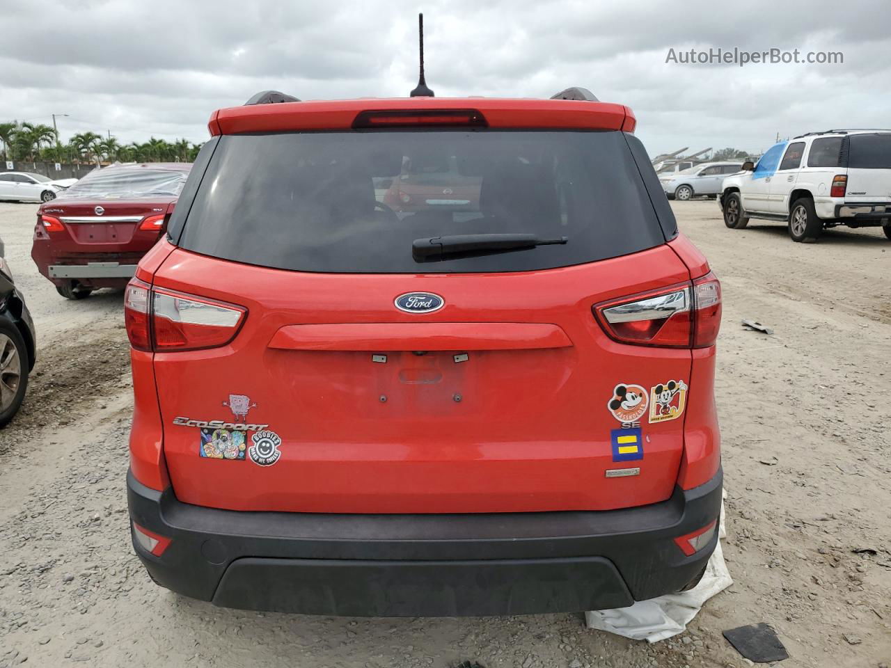 2019 Ford Ecosport Se Red vin: MAJ3S2GE0KC282880