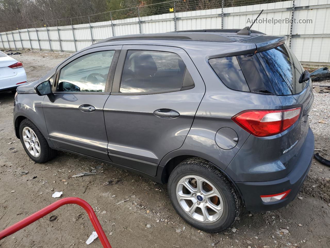 2019 Ford Ecosport Se Gray vin: MAJ3S2GE0KC283043