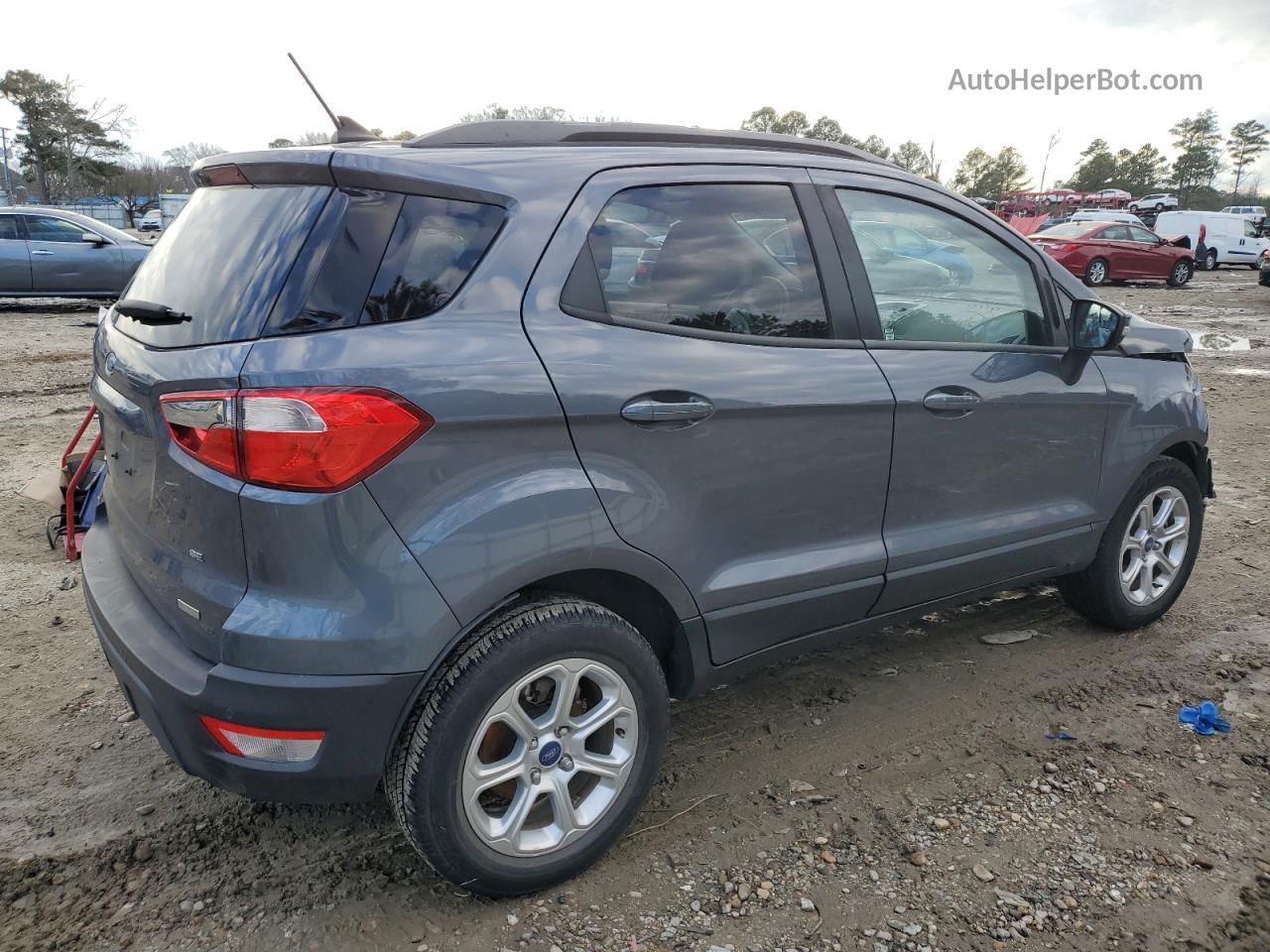 2019 Ford Ecosport Se Gray vin: MAJ3S2GE0KC283043