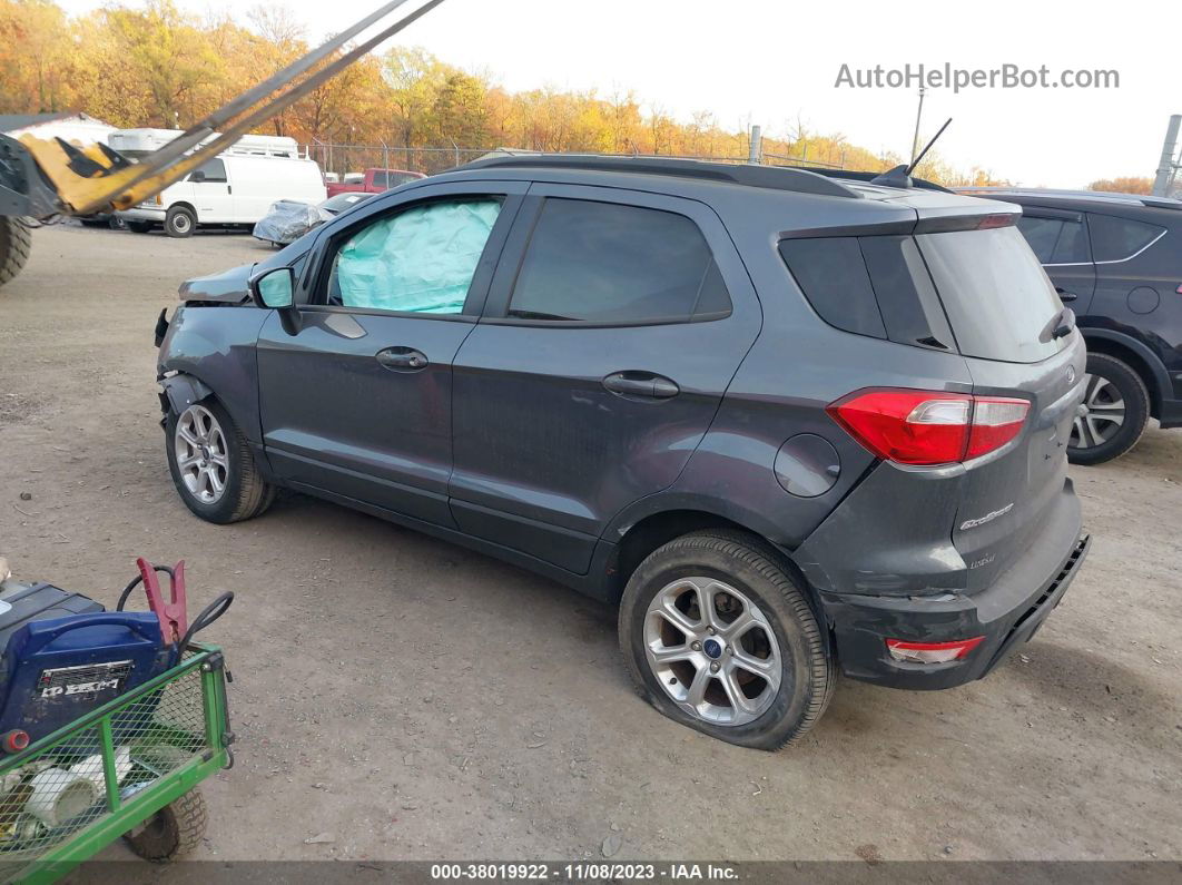 2019 Ford Ecosport Se Gray vin: MAJ3S2GE0KC299615