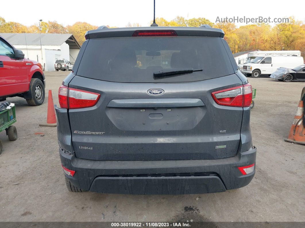 2019 Ford Ecosport Se Gray vin: MAJ3S2GE0KC299615