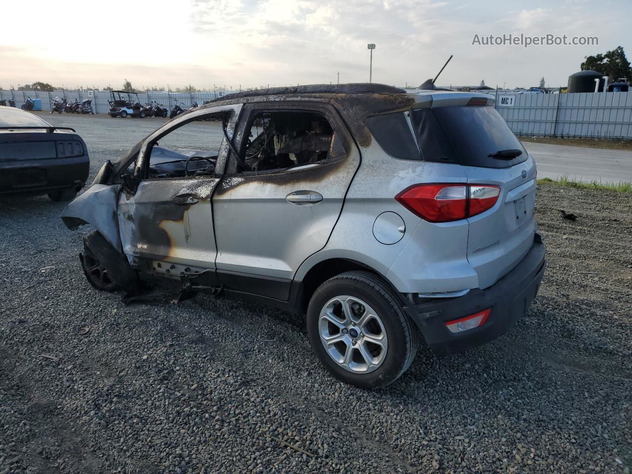 2020 Ford Ecosport Se Silver vin: MAJ3S2GE0LC326068