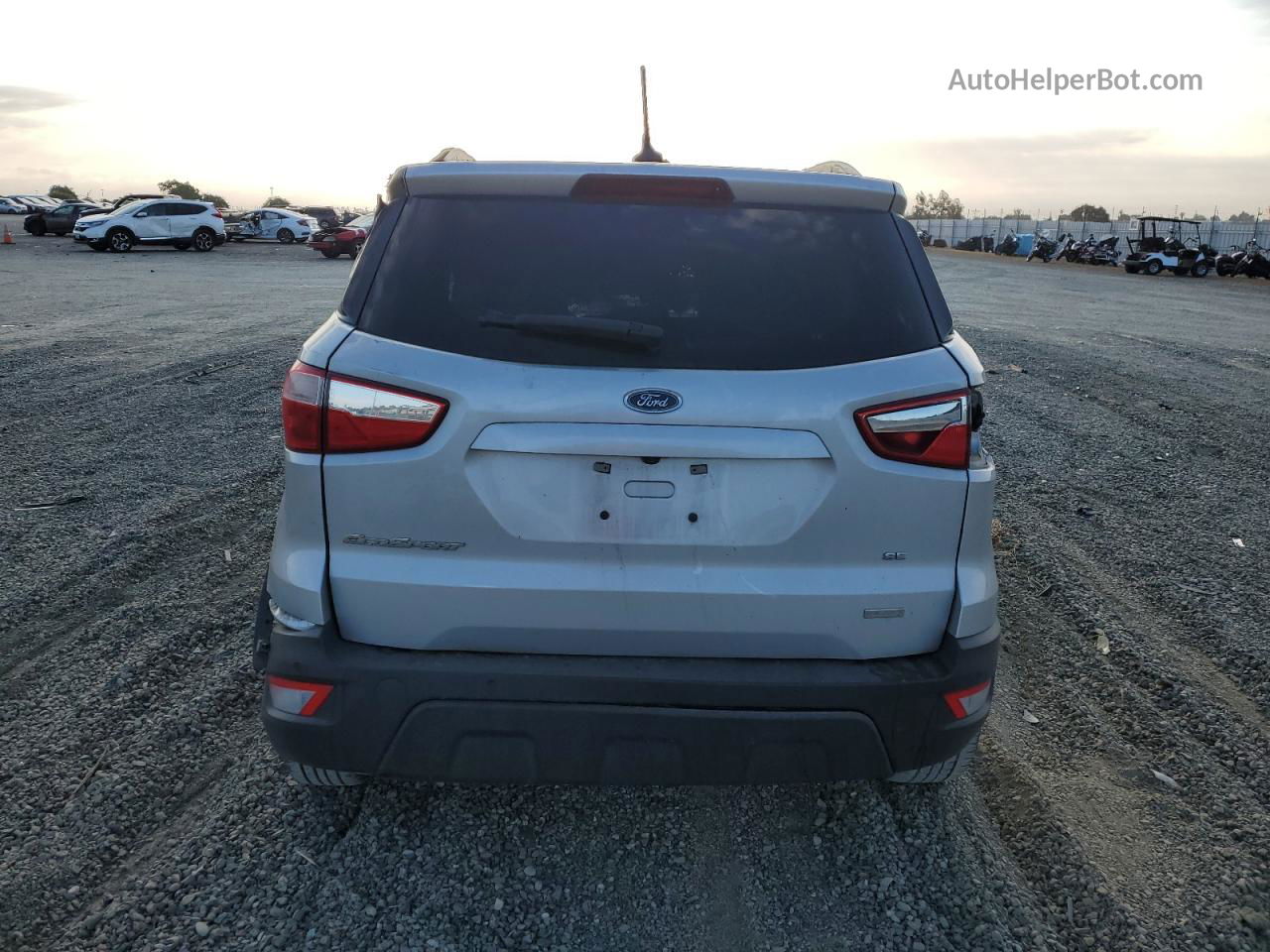 2020 Ford Ecosport Se Silver vin: MAJ3S2GE0LC326068