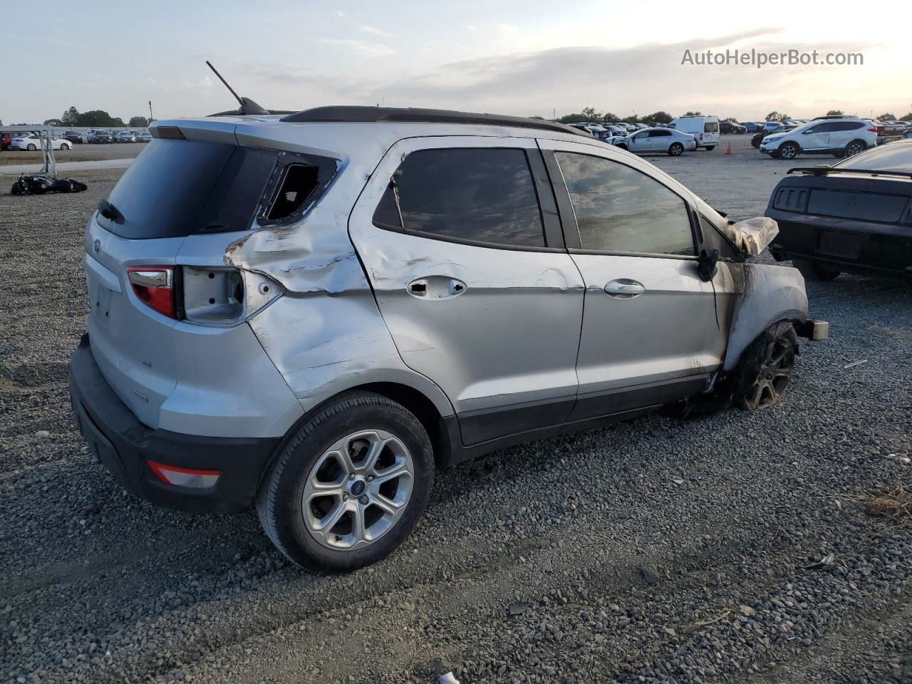 2020 Ford Ecosport Se Silver vin: MAJ3S2GE0LC326068