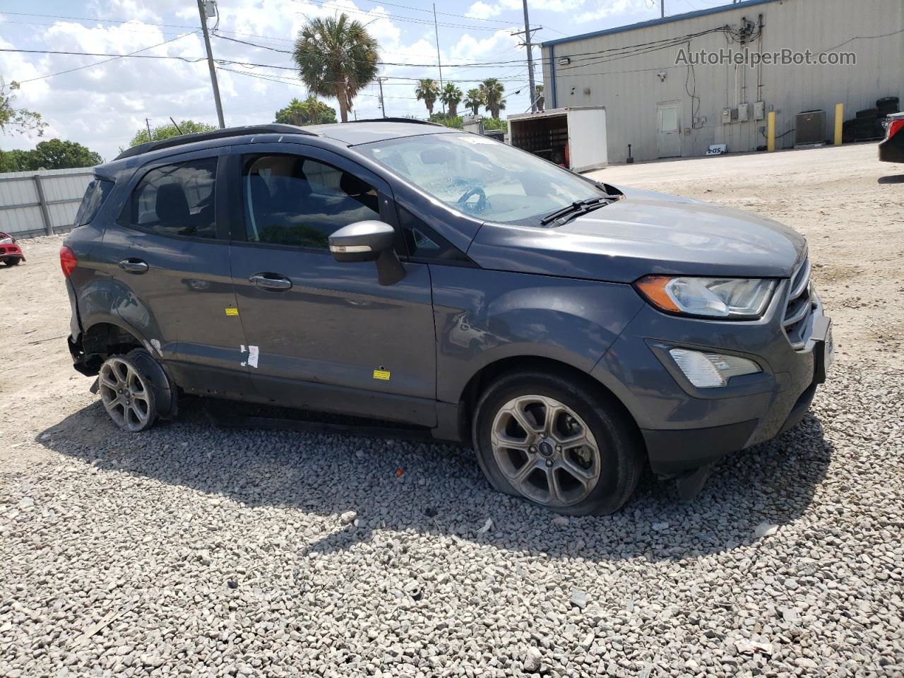 2020 Ford Ecosport Se Gray vin: MAJ3S2GE0LC327995