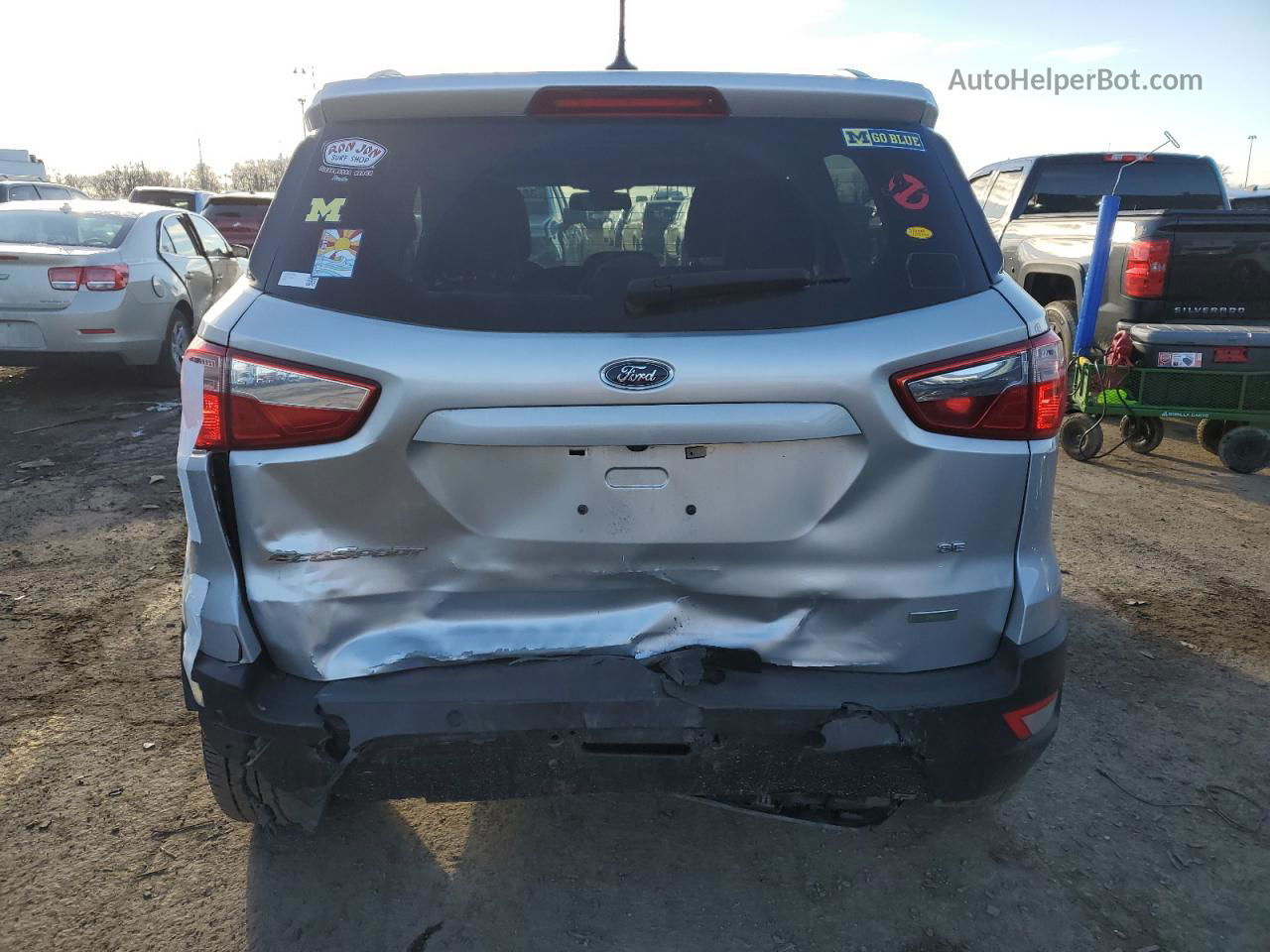 2020 Ford Ecosport Se Silver vin: MAJ3S2GE0LC337250