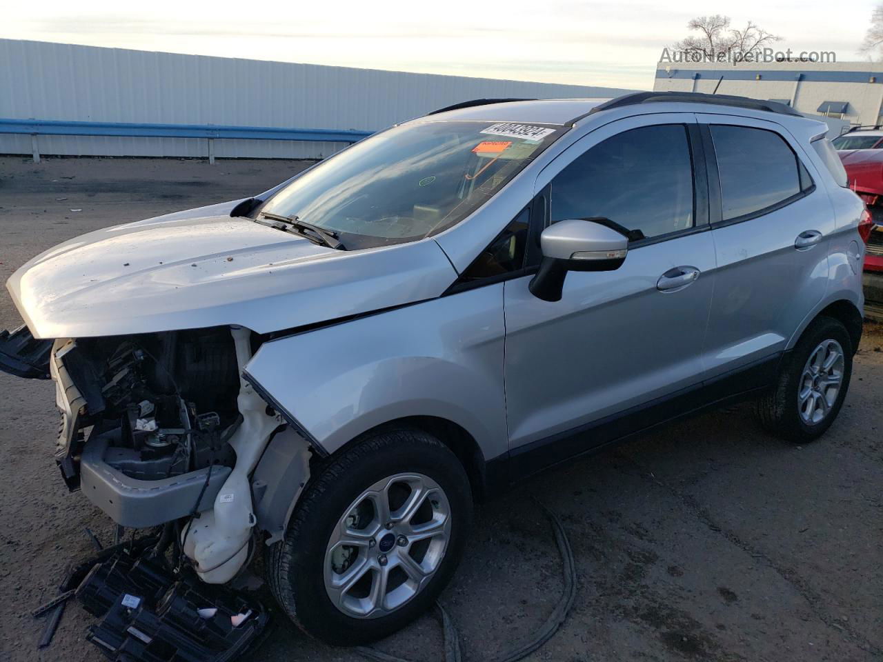 2020 Ford Ecosport Se Silver vin: MAJ3S2GE0LC348118