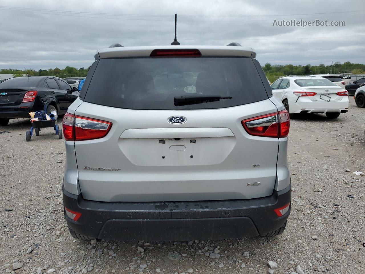 2020 Ford Ecosport Se Silver vin: MAJ3S2GE0LC367350