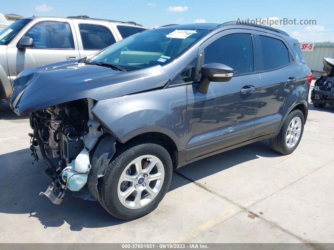 2020 Ford Ecosport Se Gray vin: MAJ3S2GE0LC369115