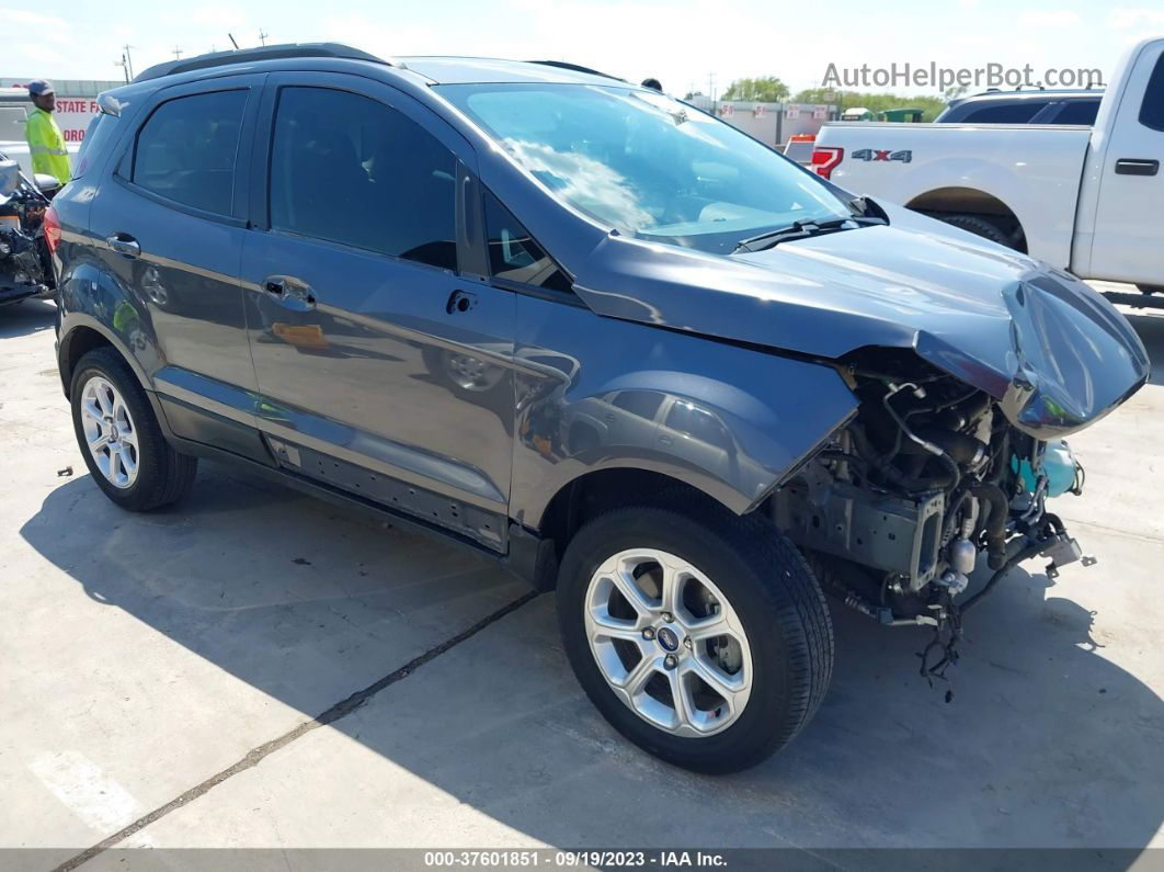 2020 Ford Ecosport Se Gray vin: MAJ3S2GE0LC369115