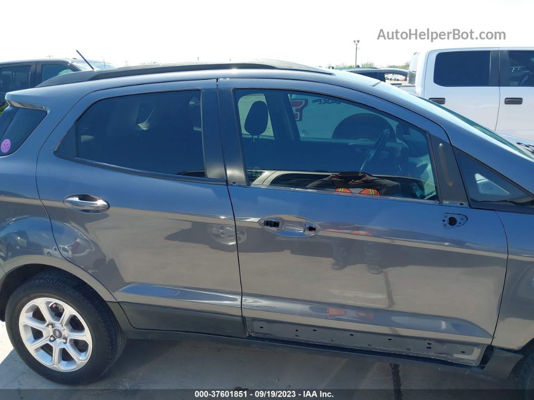 2020 Ford Ecosport Se Gray vin: MAJ3S2GE0LC369115