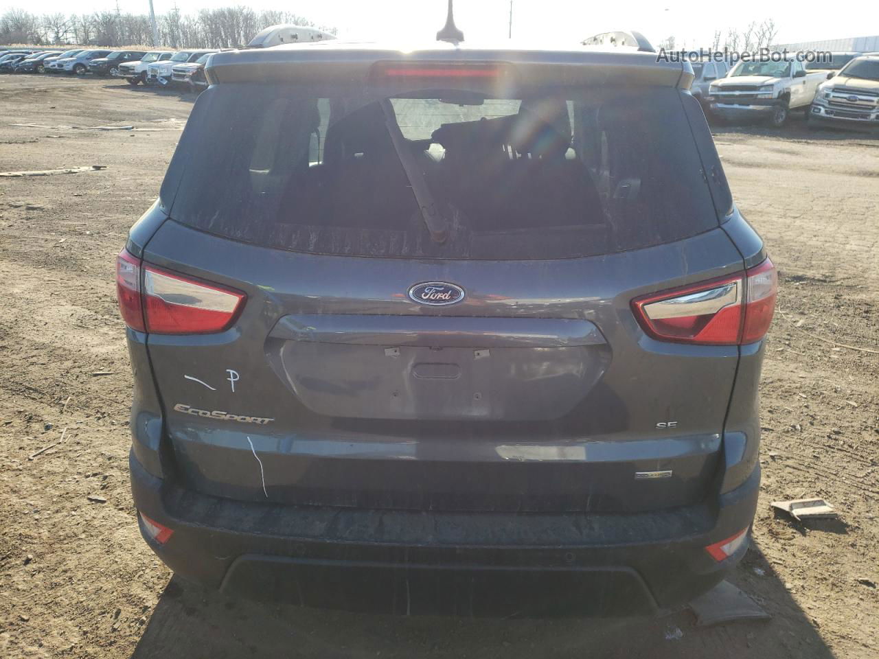 2020 Ford Ecosport Se Black vin: MAJ3S2GE0LC394614