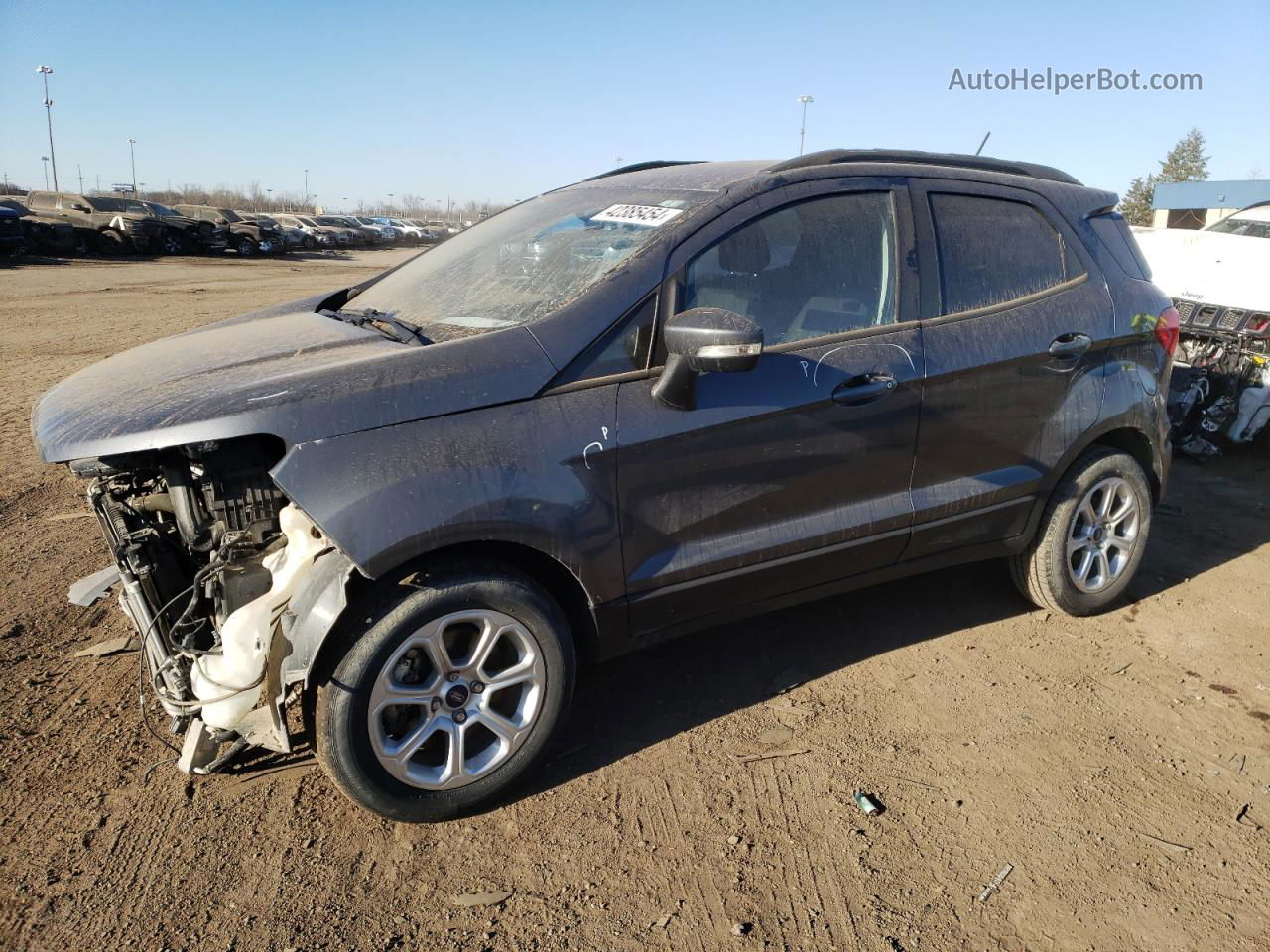 2020 Ford Ecosport Se Black vin: MAJ3S2GE0LC394614