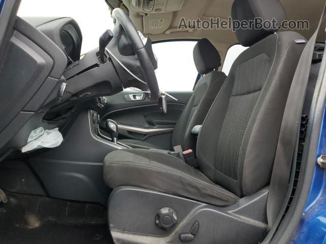 2019 Ford Ecosport Se Синий vin: MAJ3S2GE1KC268941