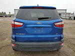 2019 Ford Ecosport Se Blue vin: MAJ3S2GE1KC268941