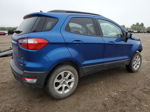 2019 Ford Ecosport Se Синий vin: MAJ3S2GE1KC268941