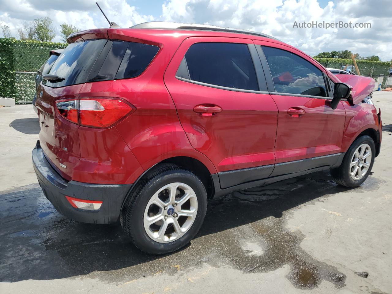 2019 Ford Ecosport Se Красный vin: MAJ3S2GE1KC308435