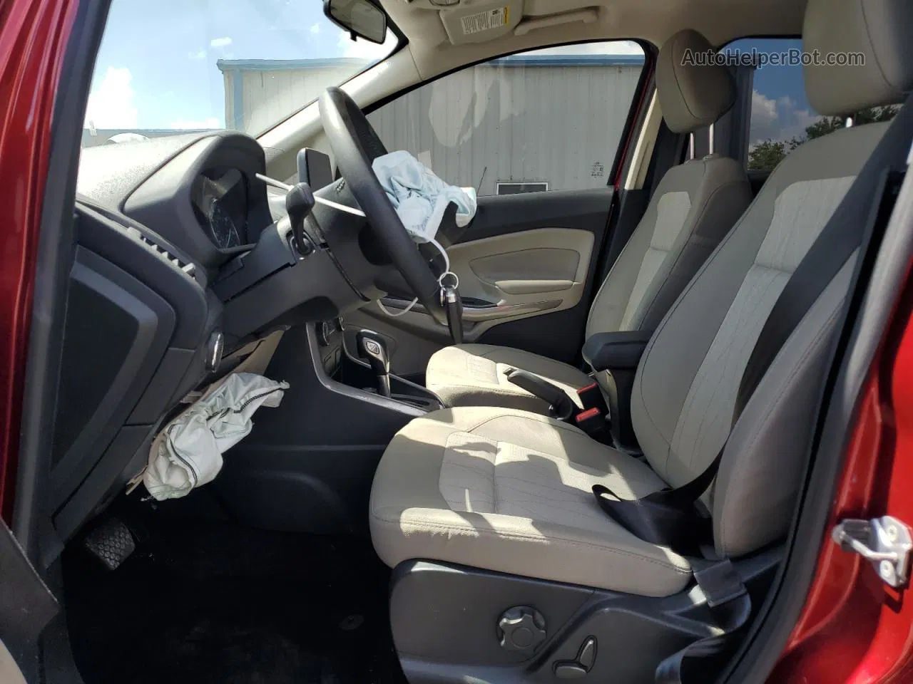 2019 Ford Ecosport Se Red vin: MAJ3S2GE1KC308435