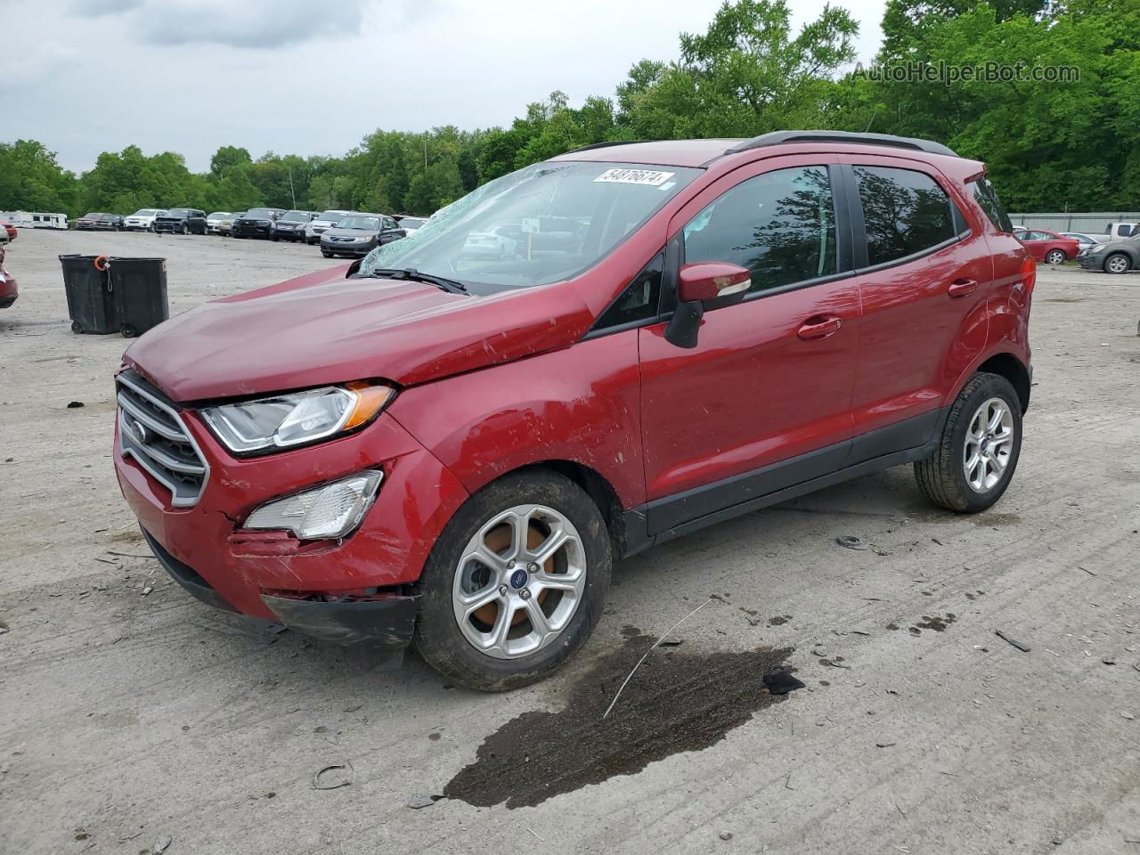 2020 Ford Ecosport Se Red vin: MAJ3S2GE1LC324054