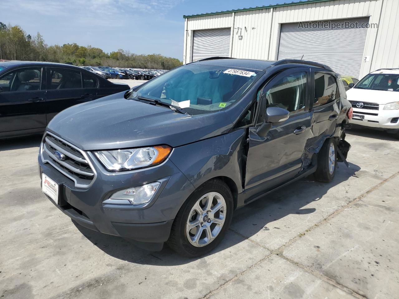 2020 Ford Ecosport Se Blue vin: MAJ3S2GE1LC332753