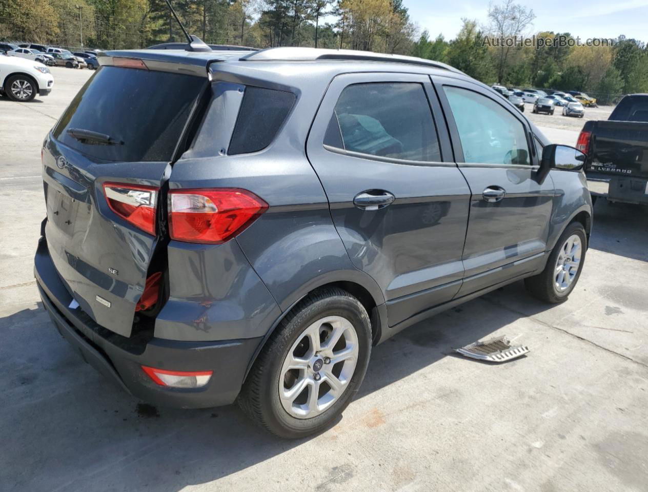 2020 Ford Ecosport Se Blue vin: MAJ3S2GE1LC332753