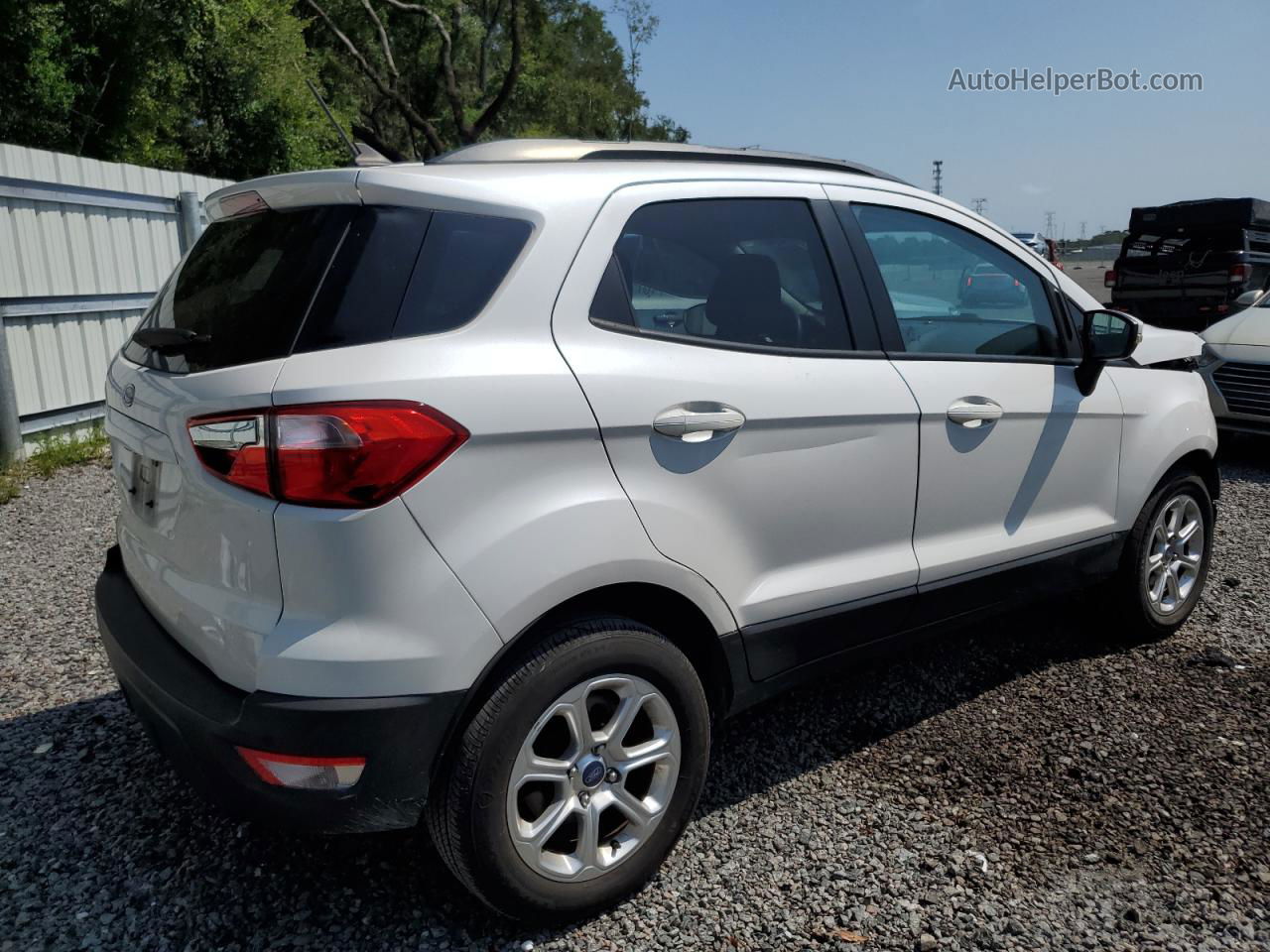 2020 Ford Ecosport Se White vin: MAJ3S2GE1LC342554