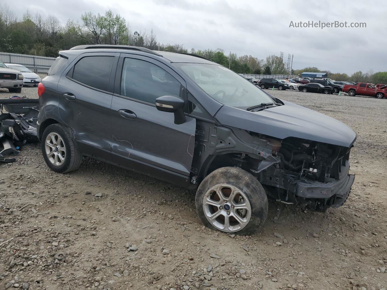 2020 Ford Ecosport Se Gray vin: MAJ3S2GE1LC386439